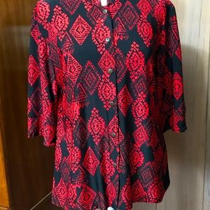 Iolani blouse-made in Hawaii